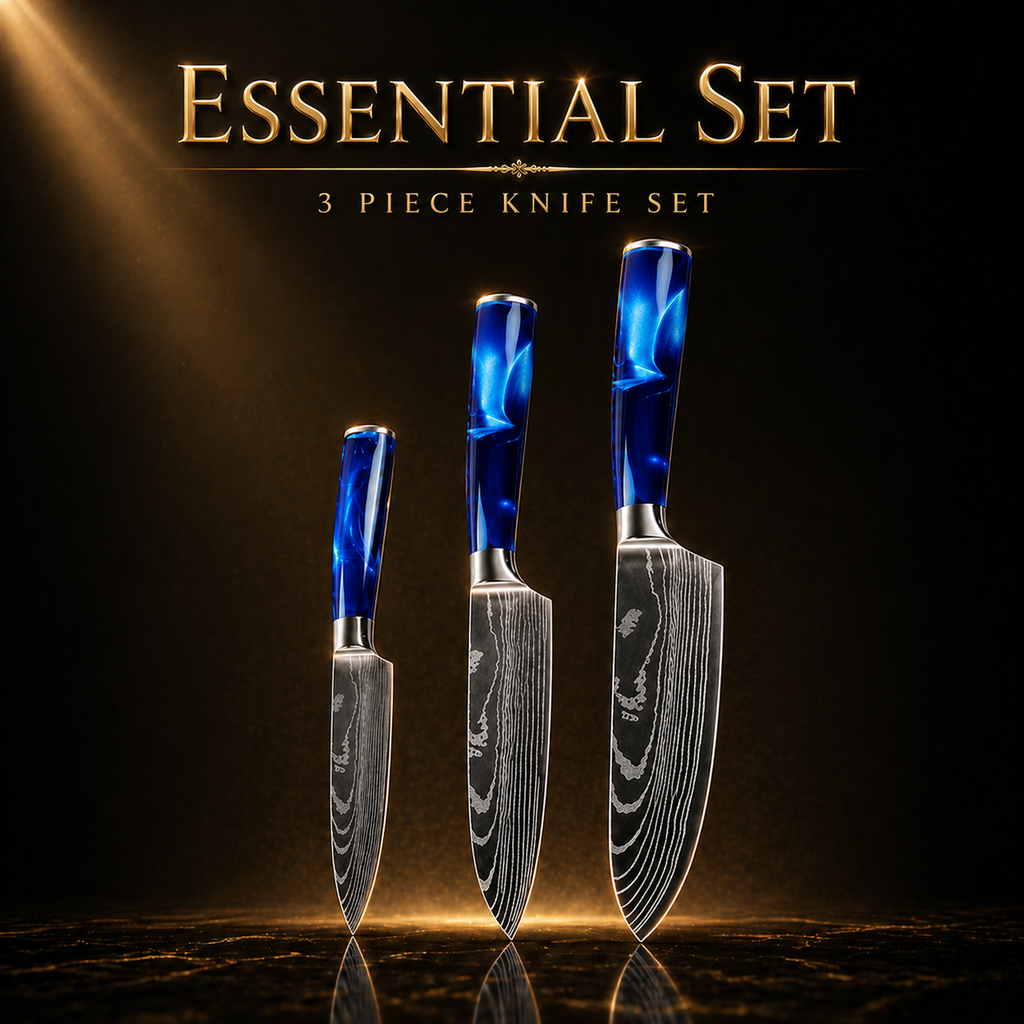 Kitchen Multi-purpose Resin Handle Knife Set